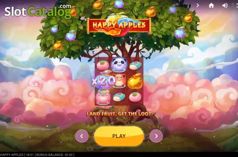 Скрин2. Happy Apples слот
