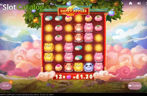 Скрин6. Happy Apples слот