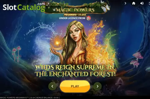 Скрин2. Magic Powers Megaways слот