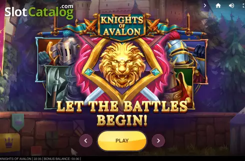 Скрин2. Knights of Avalon слот