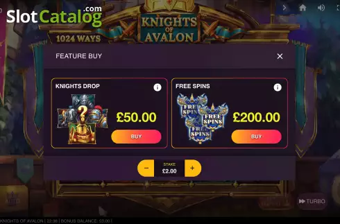 Скрин5. Knights of Avalon слот