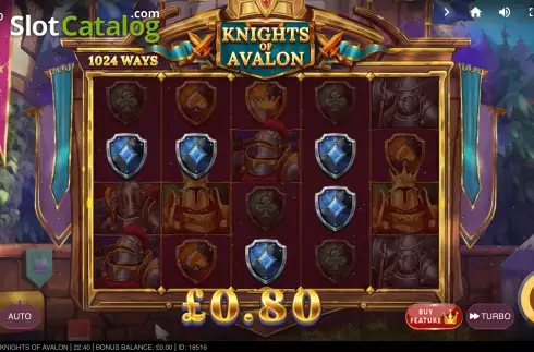 Скрин3. Knights of Avalon слот