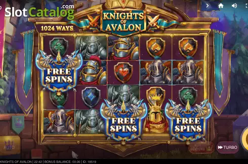 Скрин6. Knights of Avalon слот