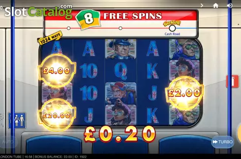 Скрин8. London Tube слот