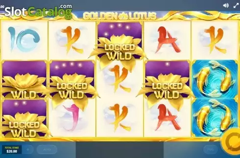 Скрин5. Golden Lotus (Red Tiger) слот