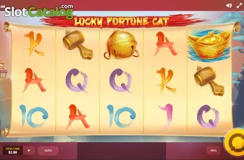 Скрин2. Lucky Fortune Cat (Red Tiger) слот