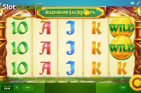 Скрин2. Rainbow Jackpots слот