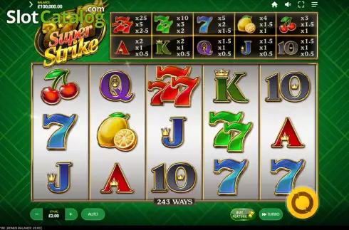Скрин2. 777 Super Strike слот