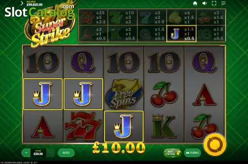 Скрин4. 777 Super Strike слот