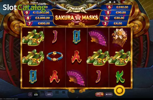 Скрин2. Sakura Masks слот