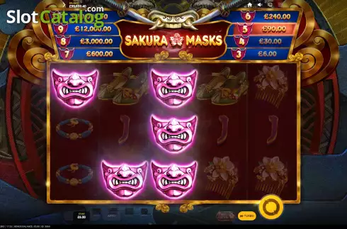 Скрин8. Sakura Masks слот