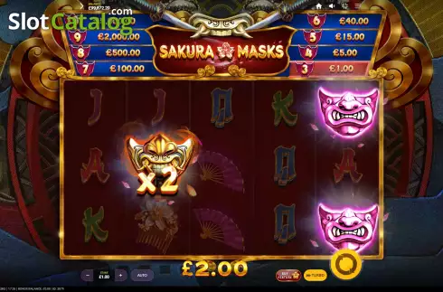 Скрин9. Sakura Masks слот