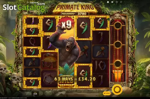 Скрин6. Primate King Megaways слот