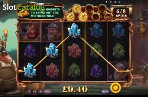 Скрин3. Gold Mine Mistress слот