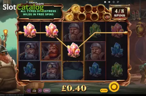 Скрин5. Gold Mine Mistress слот