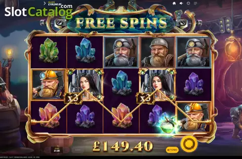 Скрин9. Gold Mine Mistress слот