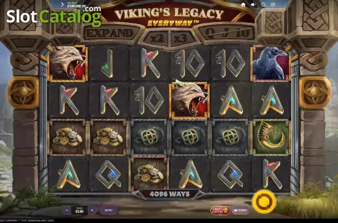 Скрин2. Vikings Legacy Everyway слот