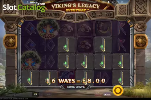 Скрин3. Vikings Legacy Everyway слот