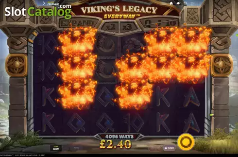 Скрин4. Vikings Legacy Everyway слот