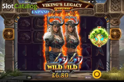 Скрин7. Vikings Legacy Everyway слот