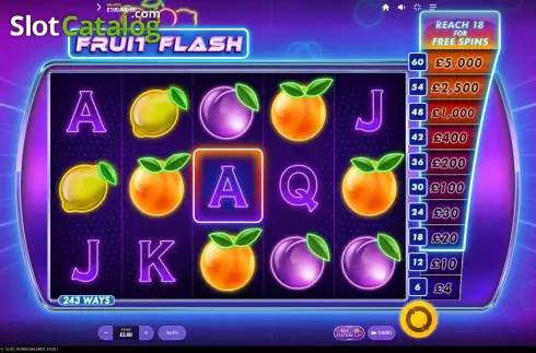 Скрин2. Fruit Flash слот