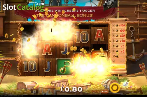 Скрин4. Cannonball Cash слот