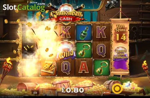 Скрин5. Cannonball Cash слот