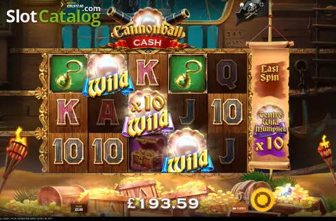 Скрин7. Cannonball Cash слот