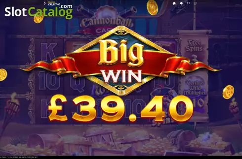 Скрин6. Cannonball Cash слот