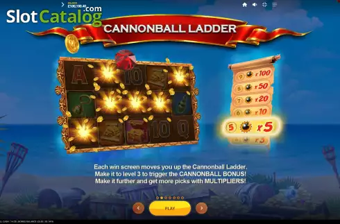 Скрин9. Cannonball Cash слот