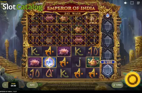 Скрин2. Emperor of India слот