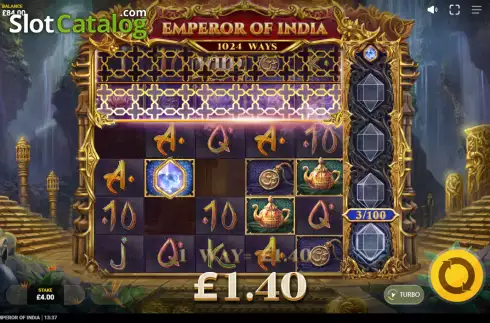Скрин3. Emperor of India слот