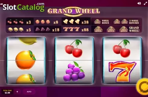 Скрин2. Grand Wheel слот