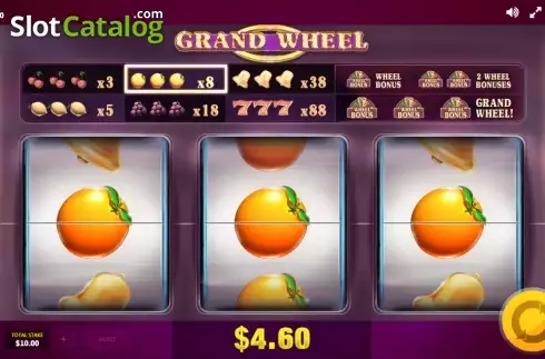 Скрин3. Grand Wheel слот