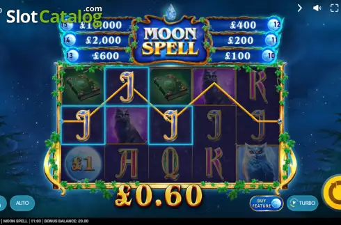 Скрин3. Moon Spell слот