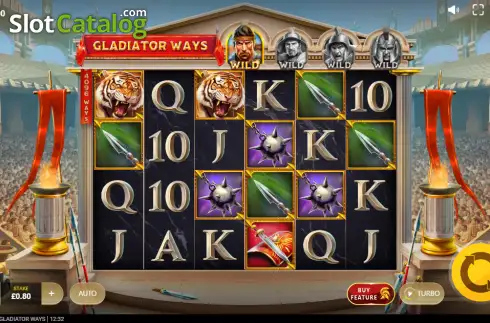 Скрин2. Gladiator Ways слот