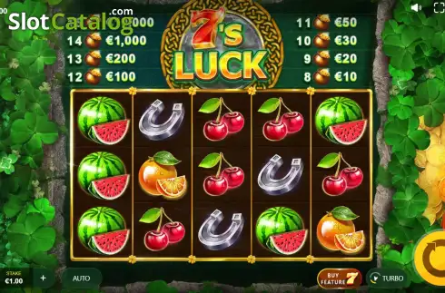 Скрин2. 7’s Luck слот