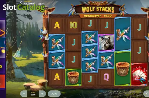 Скрин2. Wolf Stacks Megaways слот