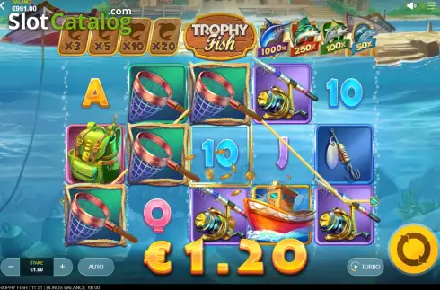Скрин3. Trophy Fish слот