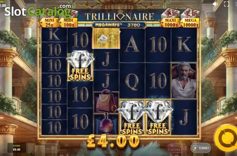 Скрин3. Trillionaire Megaways слот
