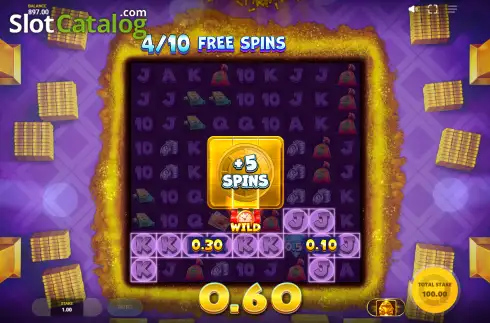 Скрин3. Gold Digger Clusterbuster слот
