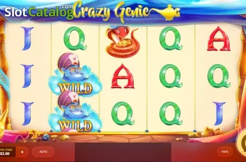 Скрин2. Crazy Genie слот