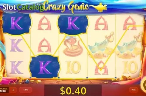 Скрин3. Crazy Genie слот