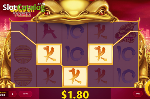 Скрин3. Golden Toad (Red Tiger) слот