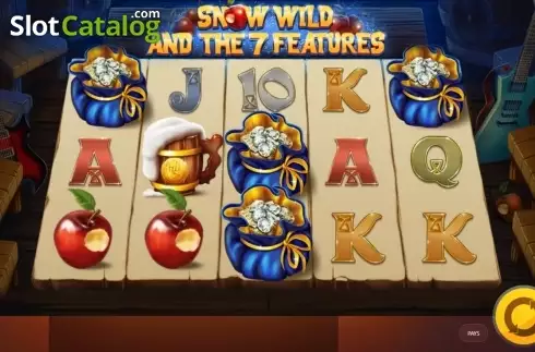 Скрин2. Snow wild and the 7 features слот