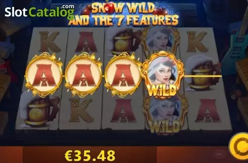 Скрин5. Snow wild and the 7 features слот