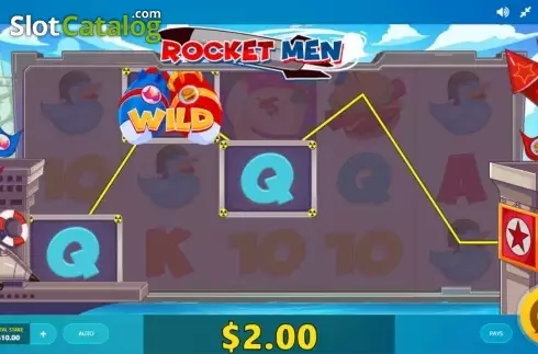 Скрин4. Rocket Men (Red Tiger) слот