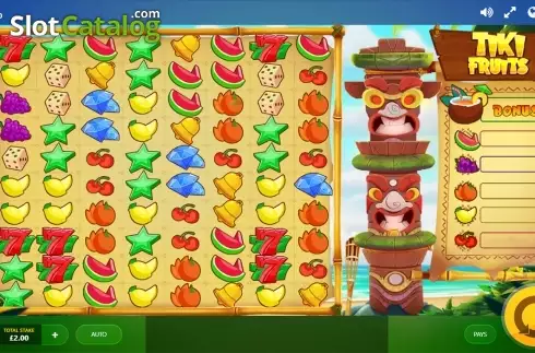 Скрин2. Tiki Fruits слот