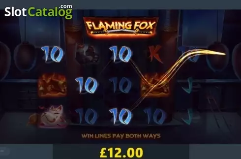 Скрин3. Flaming Fox слот