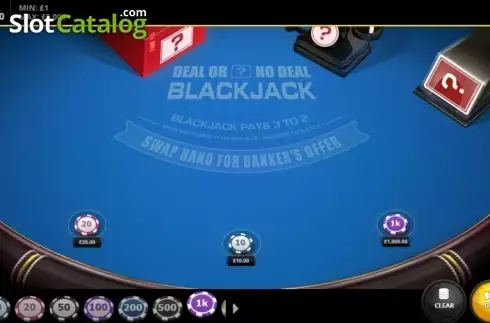 Скрин2. Deal Or No Deal Blackjack слот